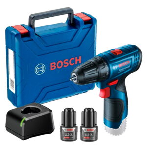 06019G80G0 Taladro Atornillador Bosch GSR 120-LI, con 2 baterías y maletín