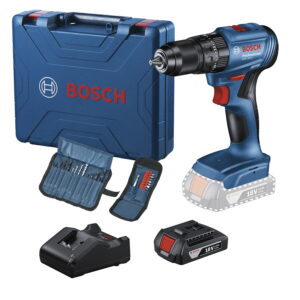 06019K31G4 Rotomartillo 1/2? Bosch GSB 185-LI, con 1 batería, maletín y 23 ACC