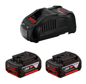 1600A015TD Kit Bosch de 2 baterías GBA 18V 4,0Ah + Cargador GAL 1880 CV