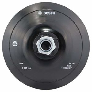 2608601076 Plato autoadhesivo para Esmeril Bosch con tuerca M14; 115mm