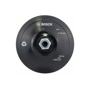2608601077 Plato autoadhesivo para Esmeril Bosch con tuerca M14; 125mm 2und